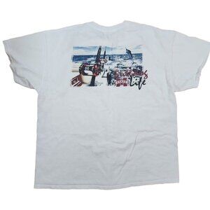 Weezabi MSU Mississippi State Hail State Fishing Bulldog Life XL Fish On! Boat